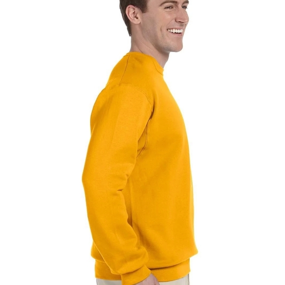 Vintage 90s Jerzees Gold Unisex NuBlend Crew Neck Sweatshirt New Without Tag - Picture 6 of 16
